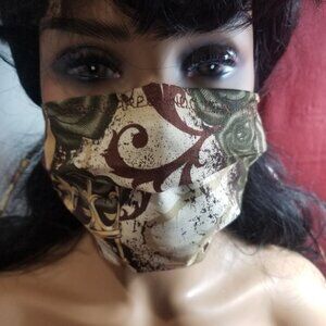 Skulduggery Face Mask with Filters Skull#3